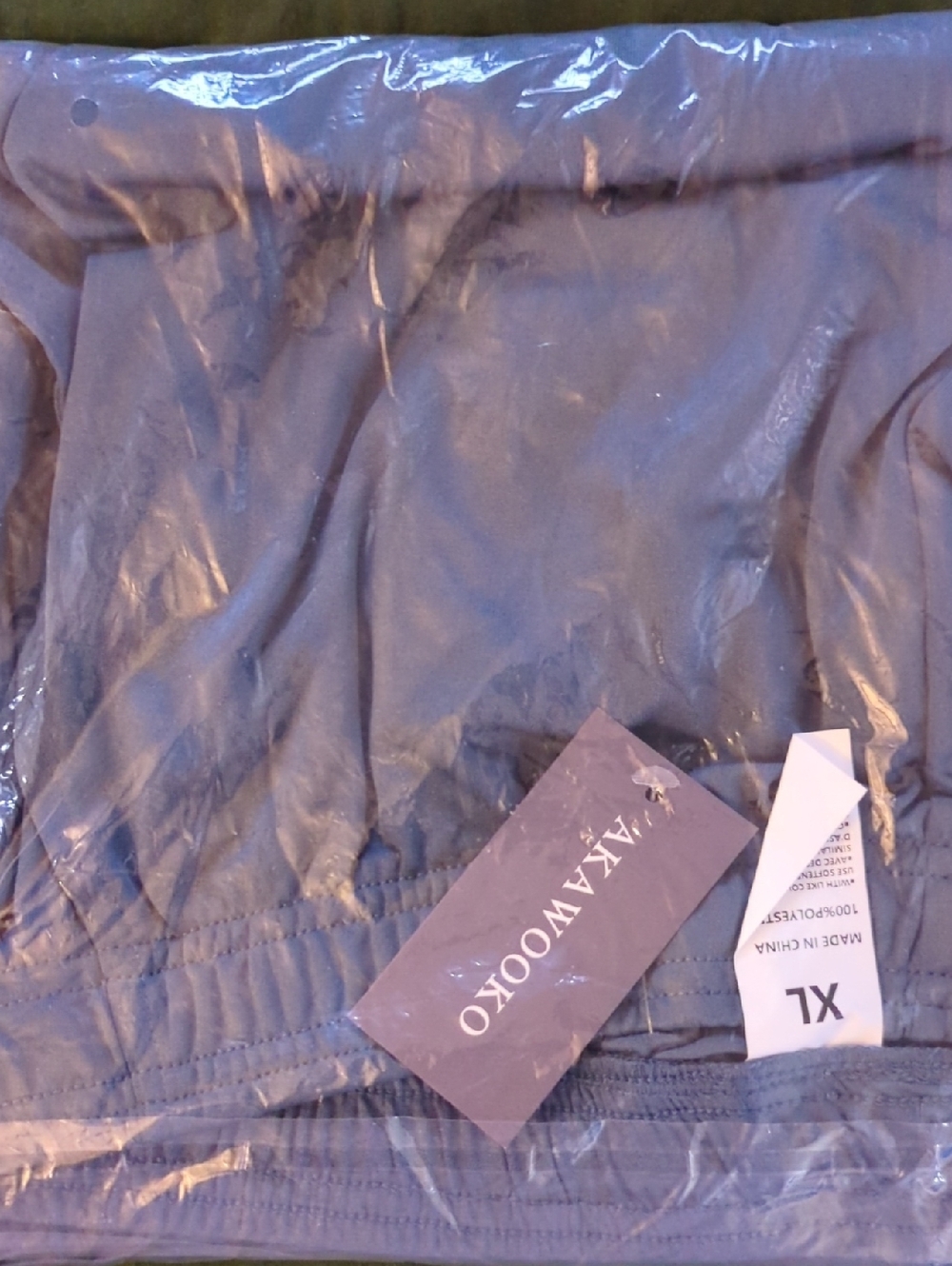 Aka Wooko dark Grey And Light Grey XL Shirt with Tagand Camouflage Shorts 3 Pac